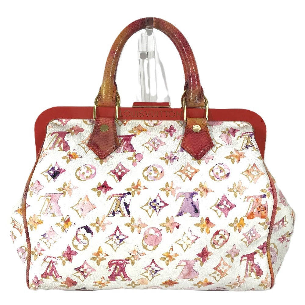 Louis Vuitton M95729 Watercolor Carong water color Monogram Leather Canvas White Handbag