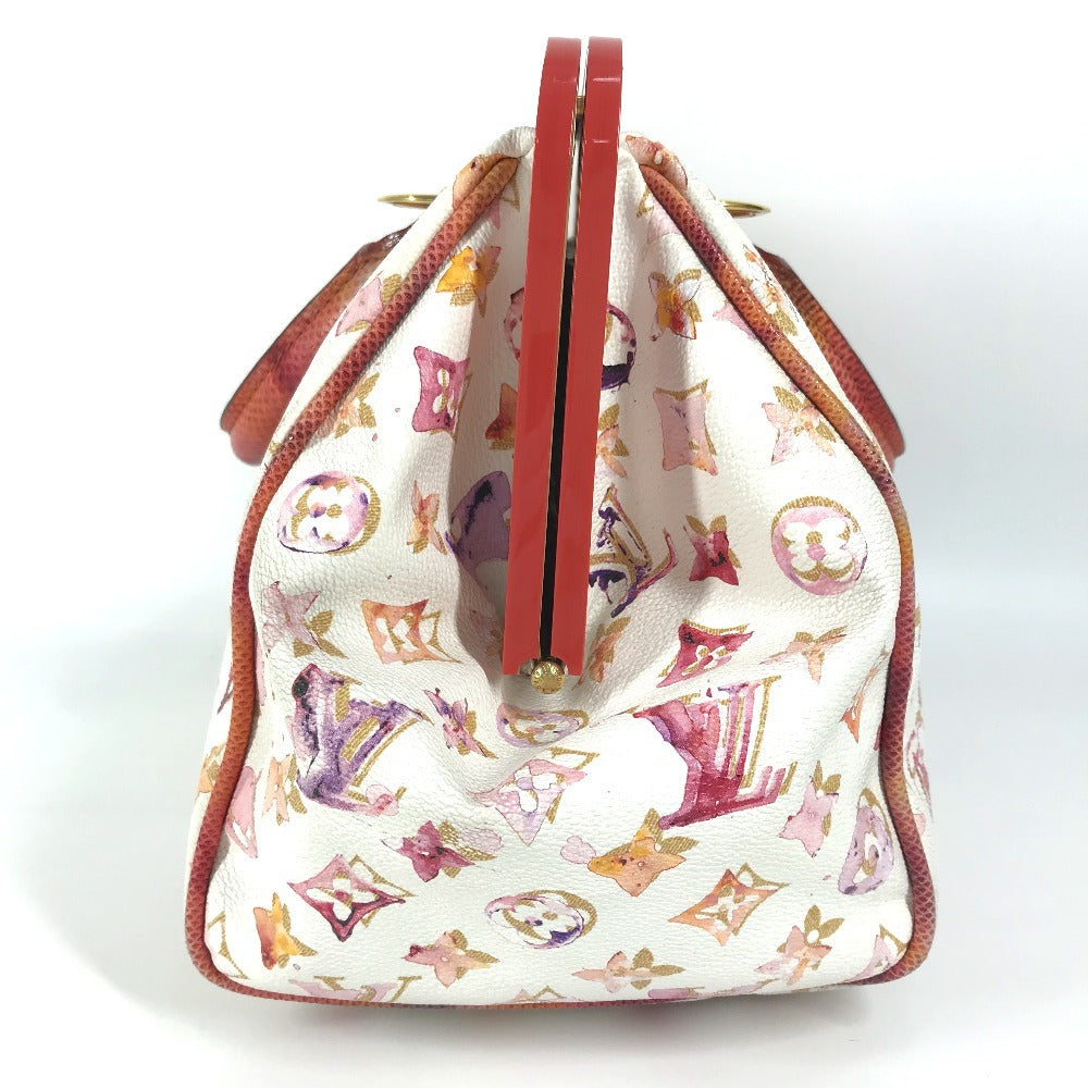 Louis Vuitton M95729 Watercolor Carong water color Monogram Leather Canvas White Handbag