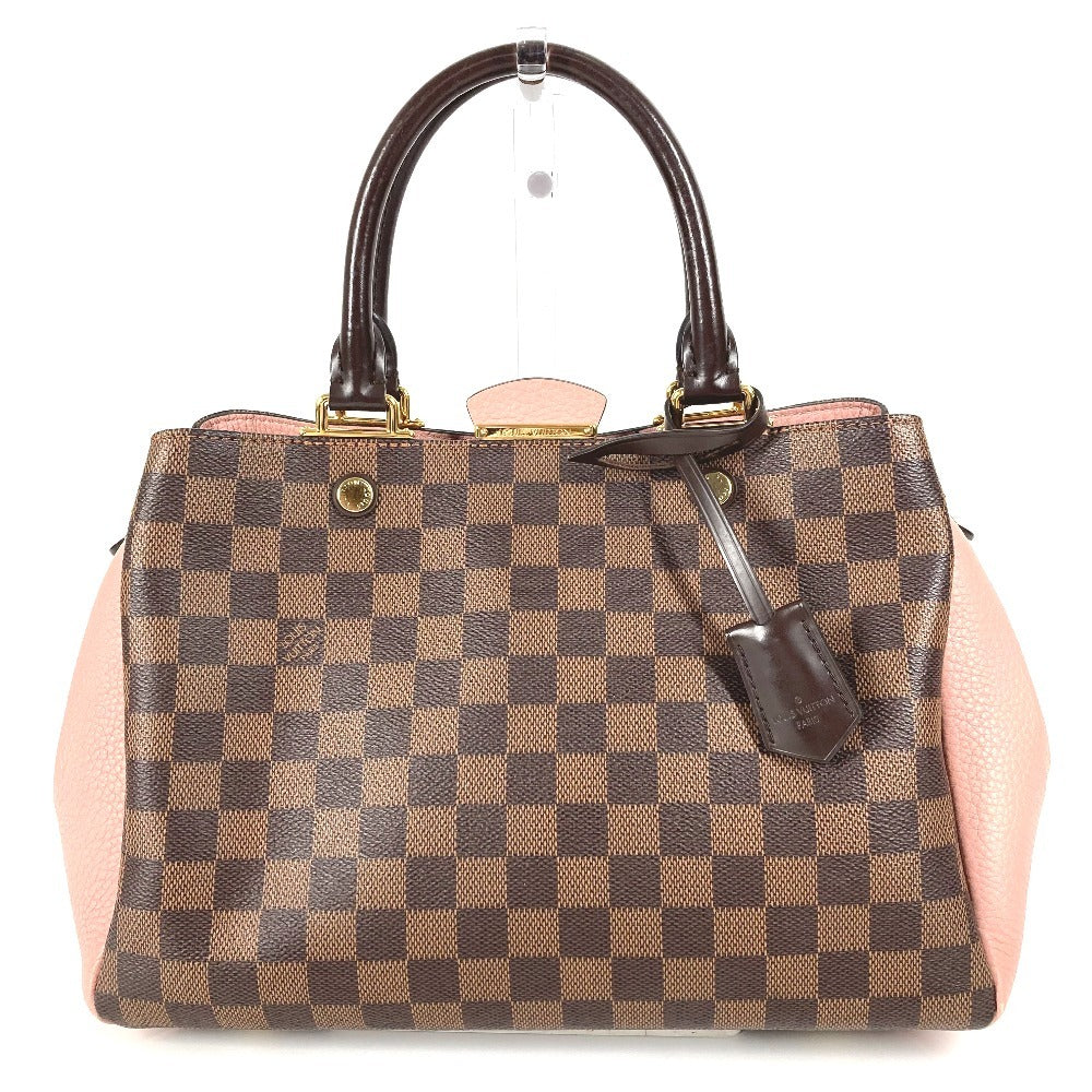 Louis Vuitton N41674 Damier Brittany Canvas Pink Handbag