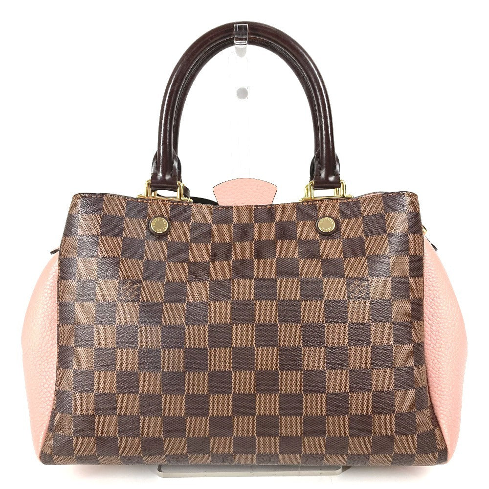 Louis Vuitton N41674 Damier Brittany Canvas Pink Handbag