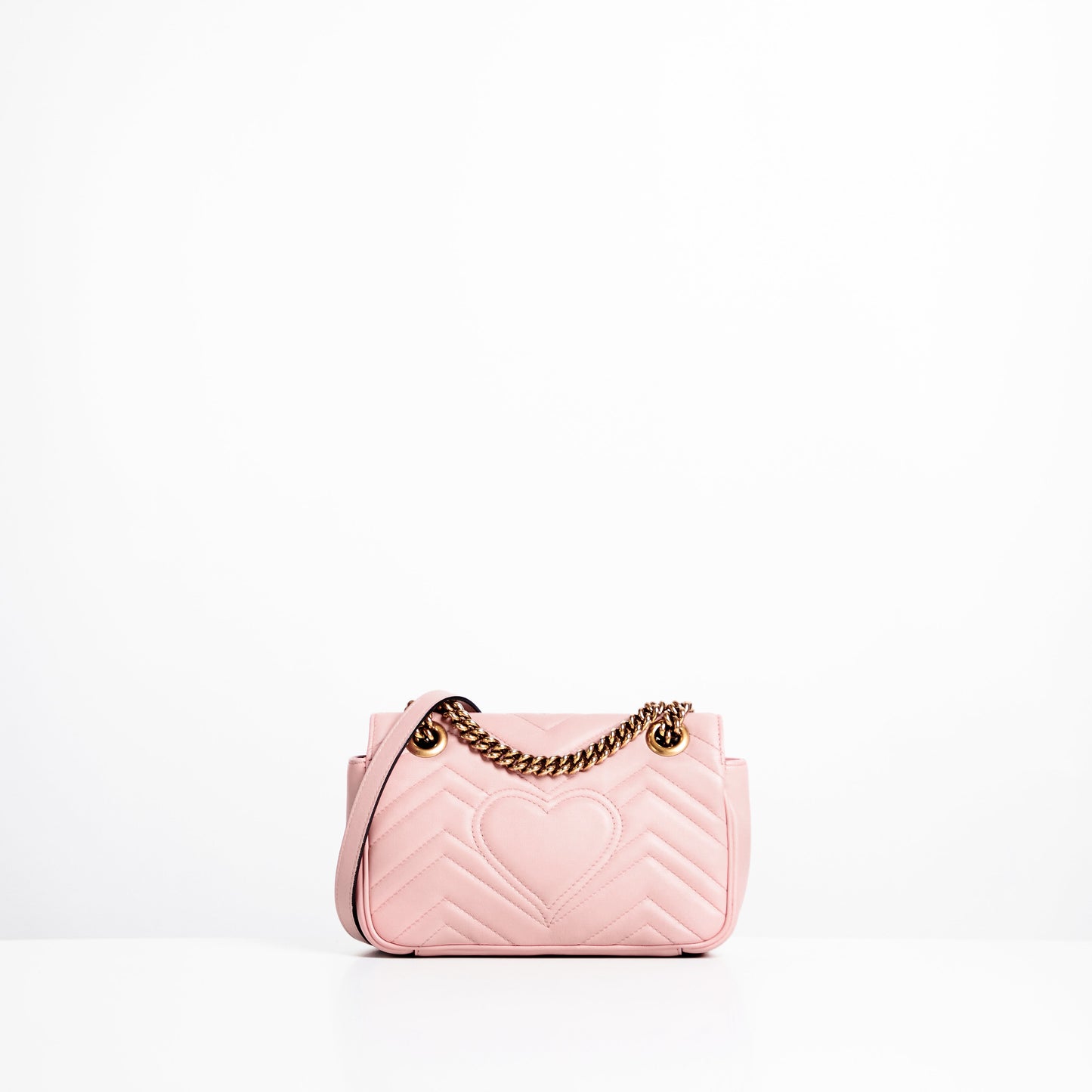Gucci Marmont In Dusty Handbag Pink Mini Travel Bag