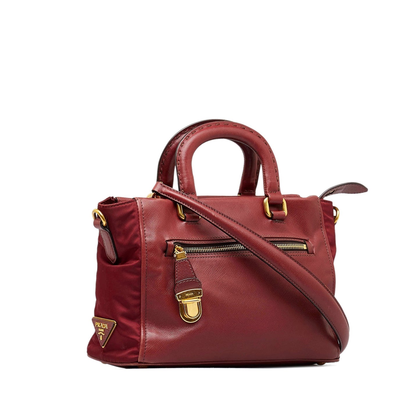 Prada Daino Satchel Vitello Satchel Bag