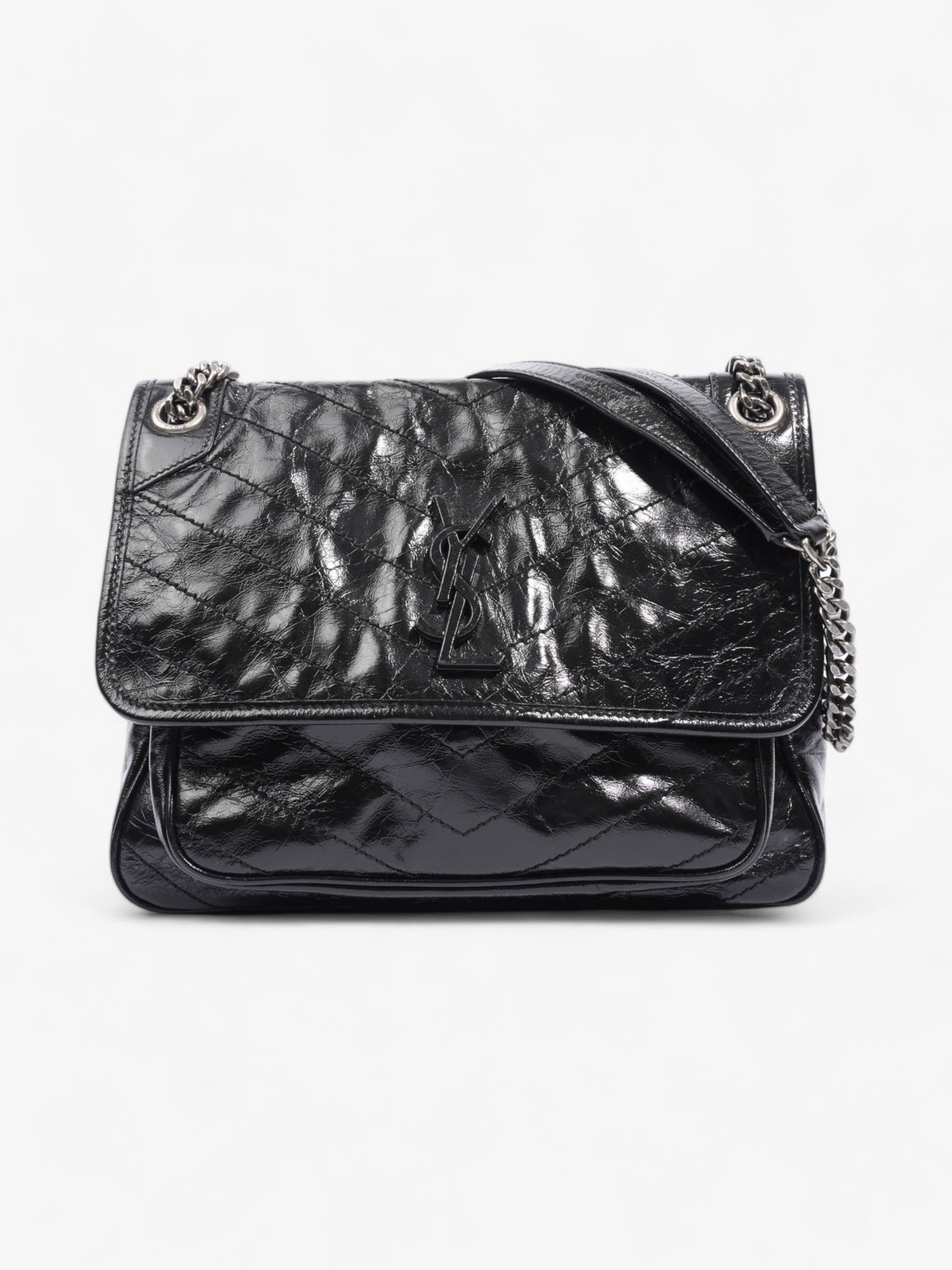YSL Saint Laurent Niki Shoulder Bag Leather Black Medium Leather Medium 2