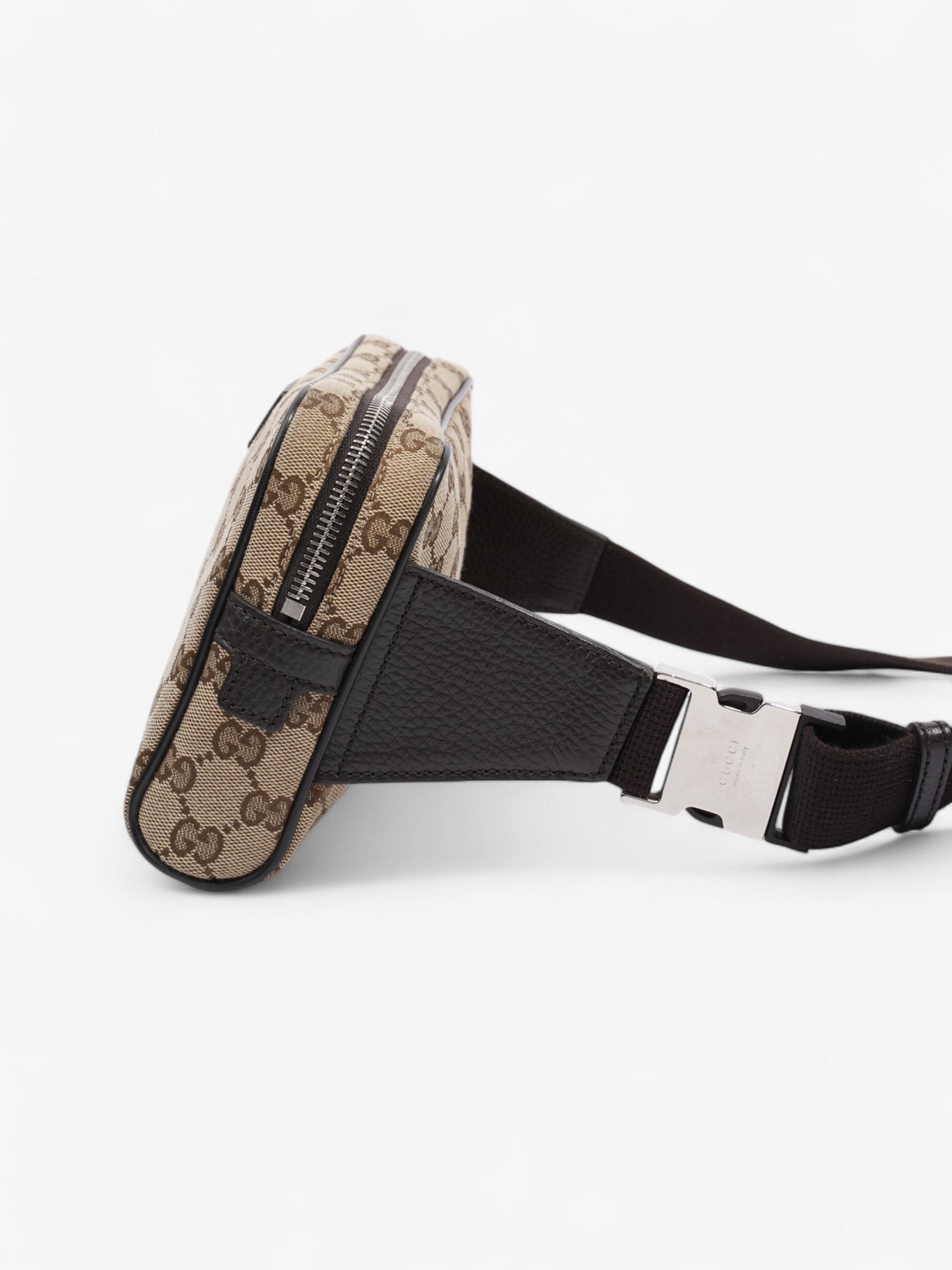 Gucci Waist Bag Supreme Canvas Brown Travel Bag