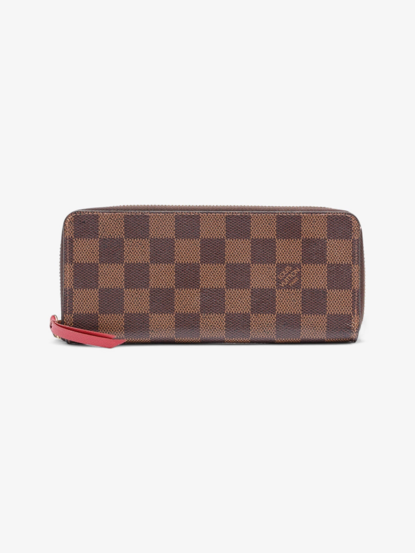 Louis Vuitton Clemence Ebene Coated Damier Canvas Coated Canvas Wallet Case Canvas 3