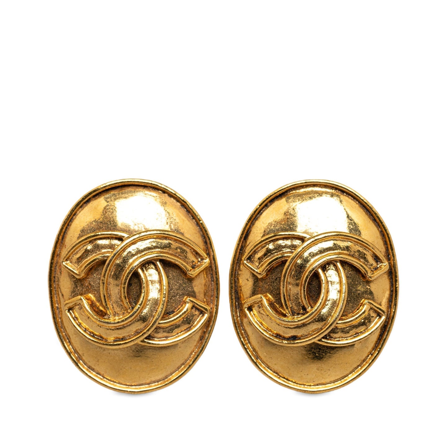 CHANEL CC Clip On Earrings Costume Earrings