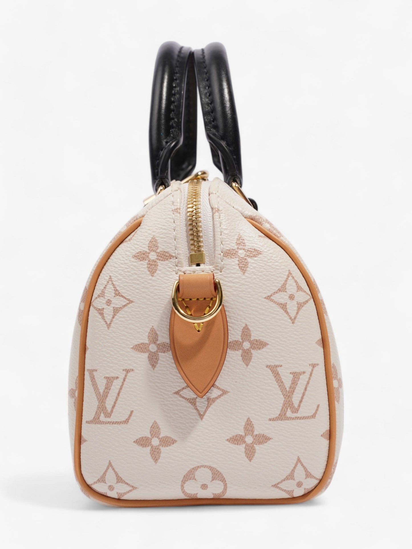 Louis Vuitton Speedy Bandoulière Dune Coated 20 Monogram Black Canvas Coated Canvas Apparel