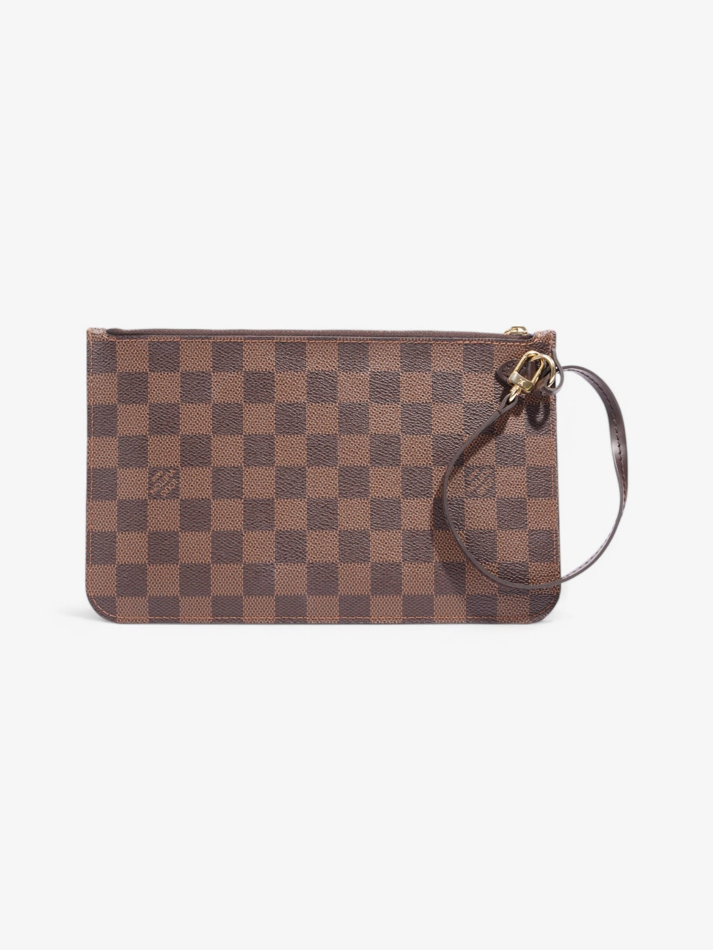 Louis Vuitton Neverfull Pochette Ebene Coated Damier Canvas Coated Canvas Apparel