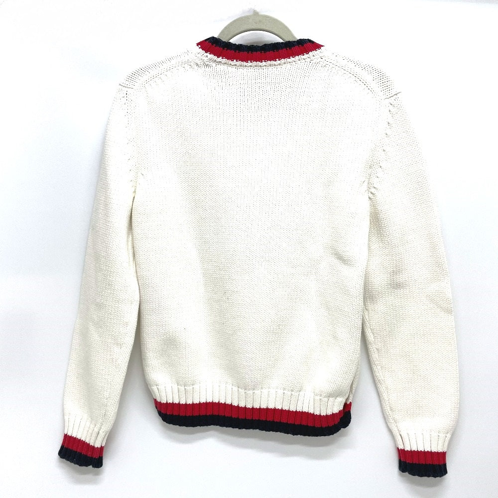 Fendi Knit Cotton Pullover Knit Women Handbag White Logo Travel Bag