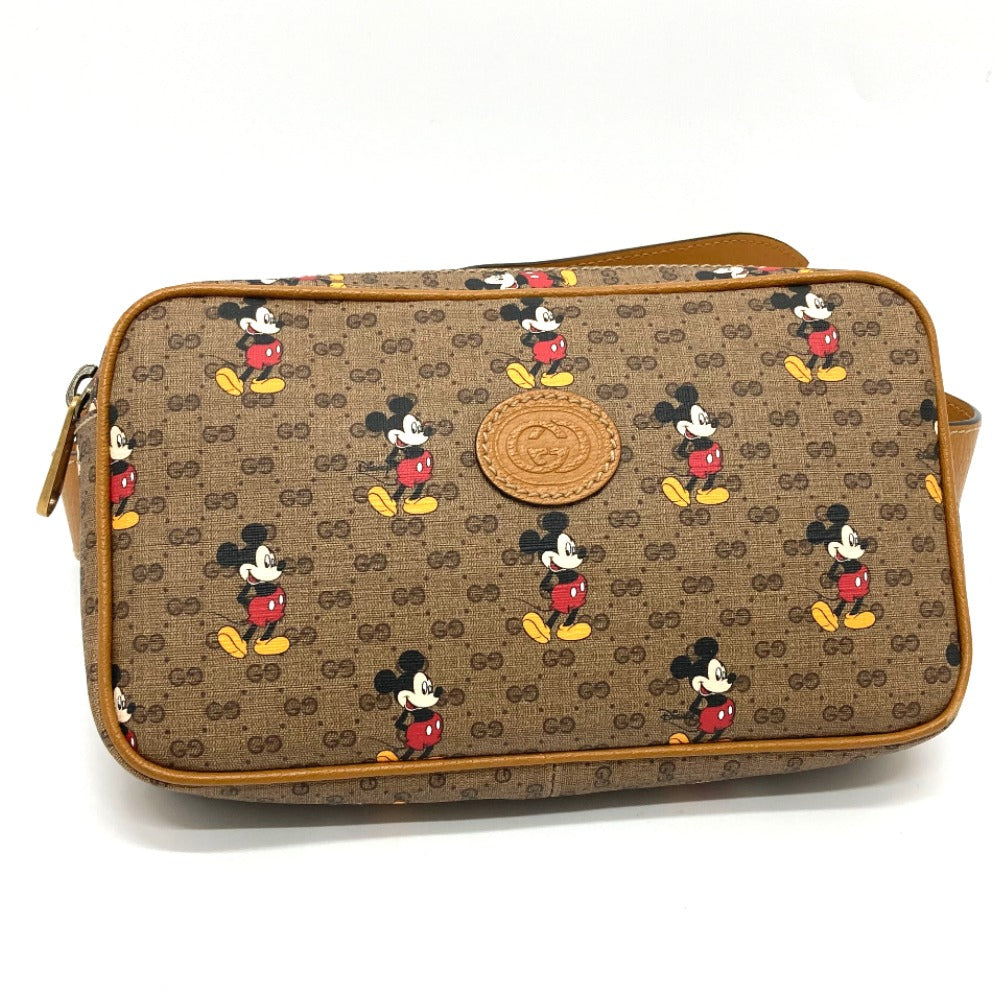 Gucci Sling GG Supreme Disney Collaboration Canvas Brown Mini Bag