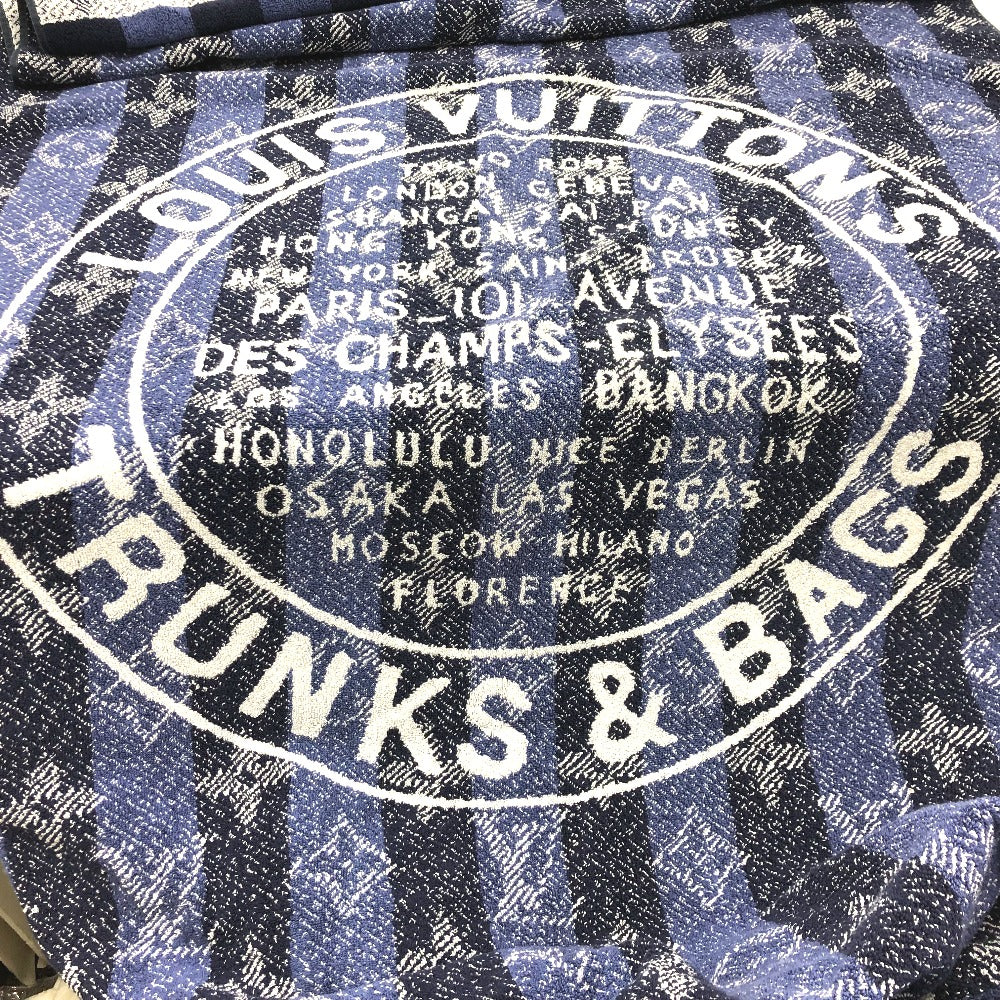 Louis Vuitton towel TRUNKS • Monogram Cotton Blue Handbag