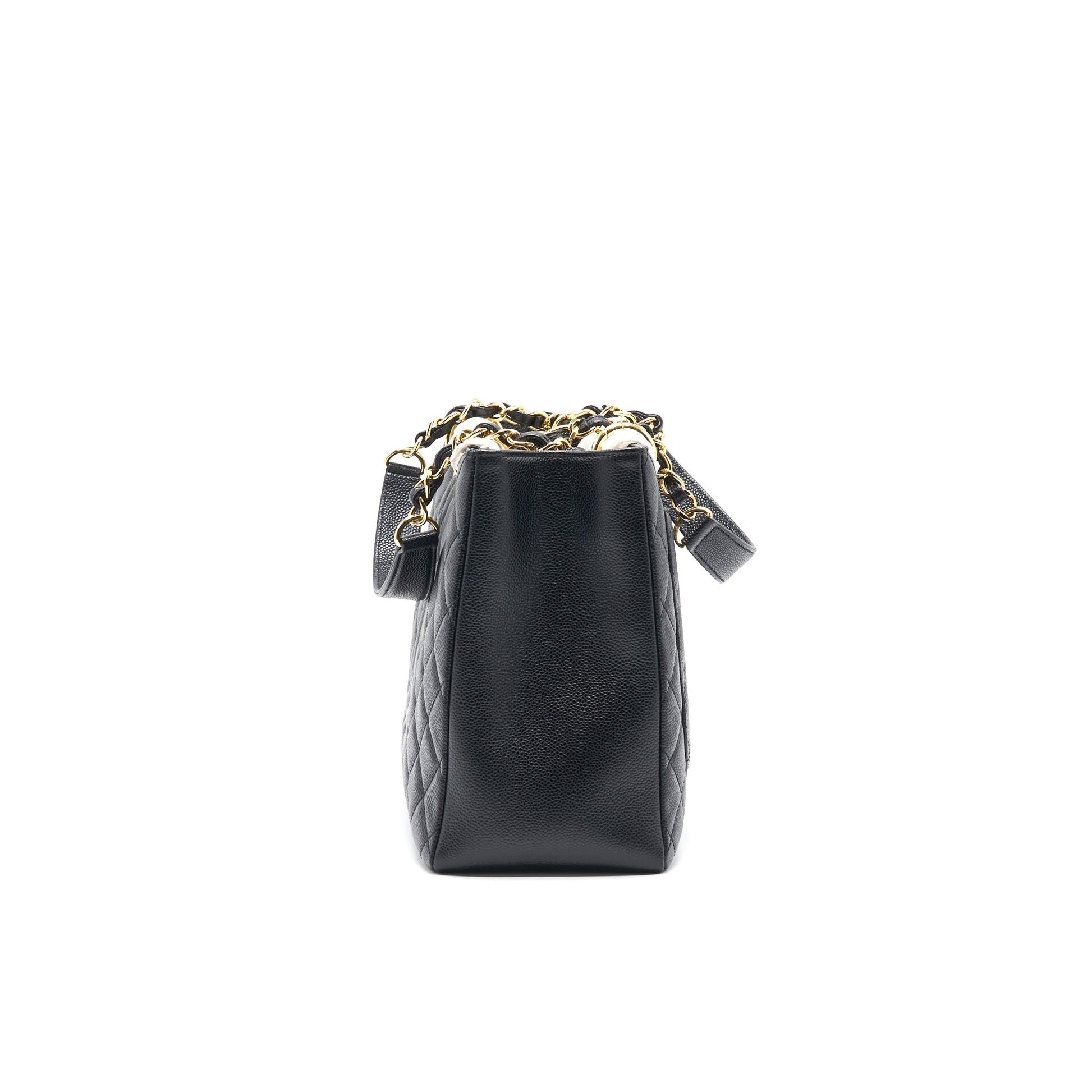 Chanel Grand Shopping Tote Black Cavier GHW