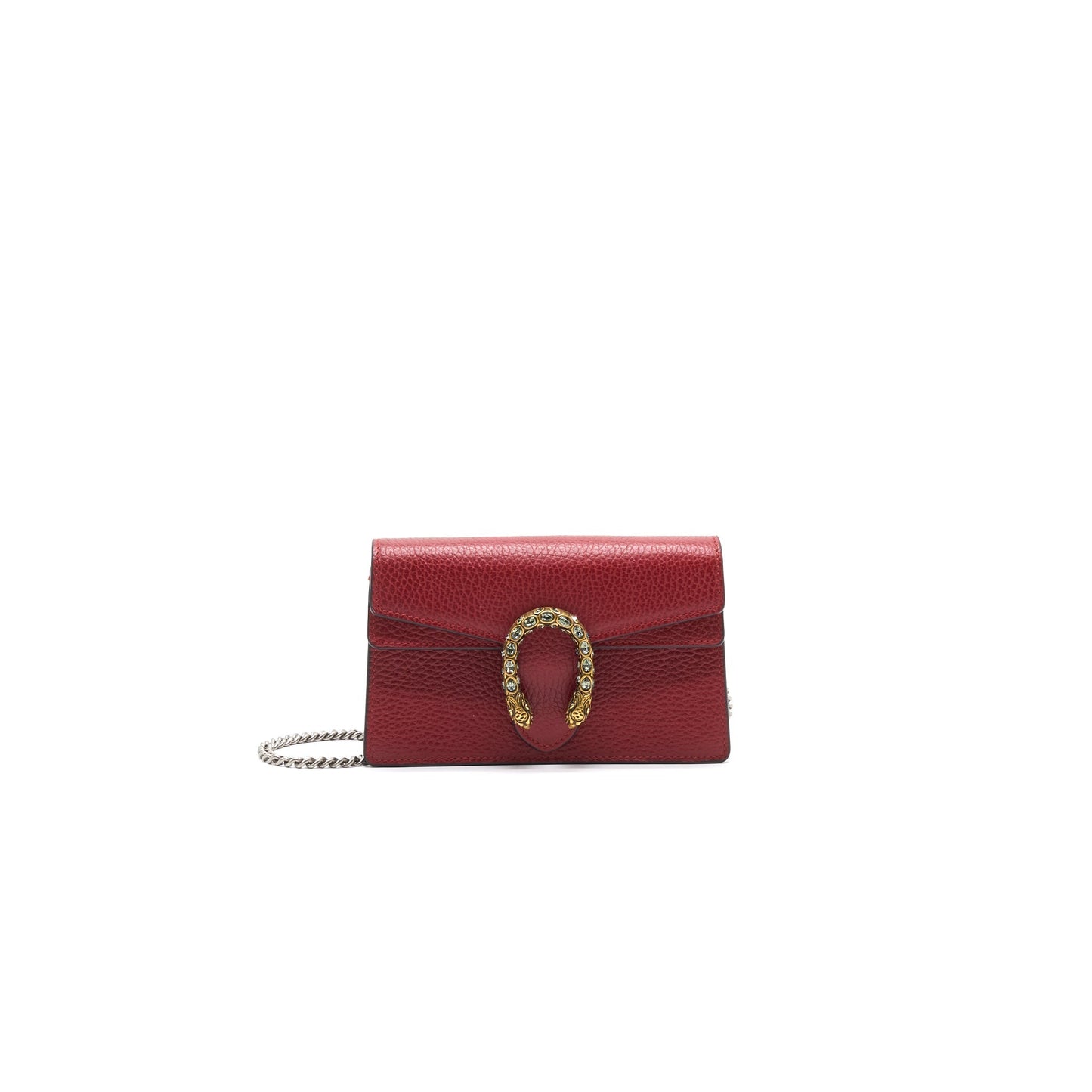 Gucci Dionysus Super Handbag Leather Red Travel Bag