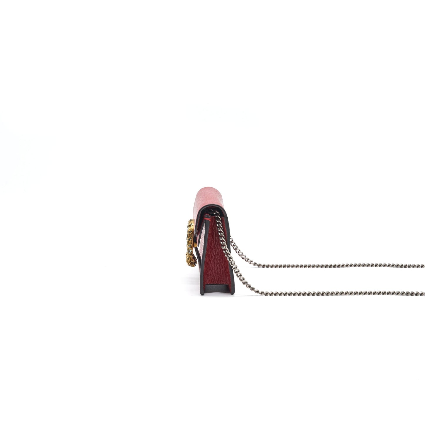 Gucci Dionysus Super Handbag Leather Red Travel Bag