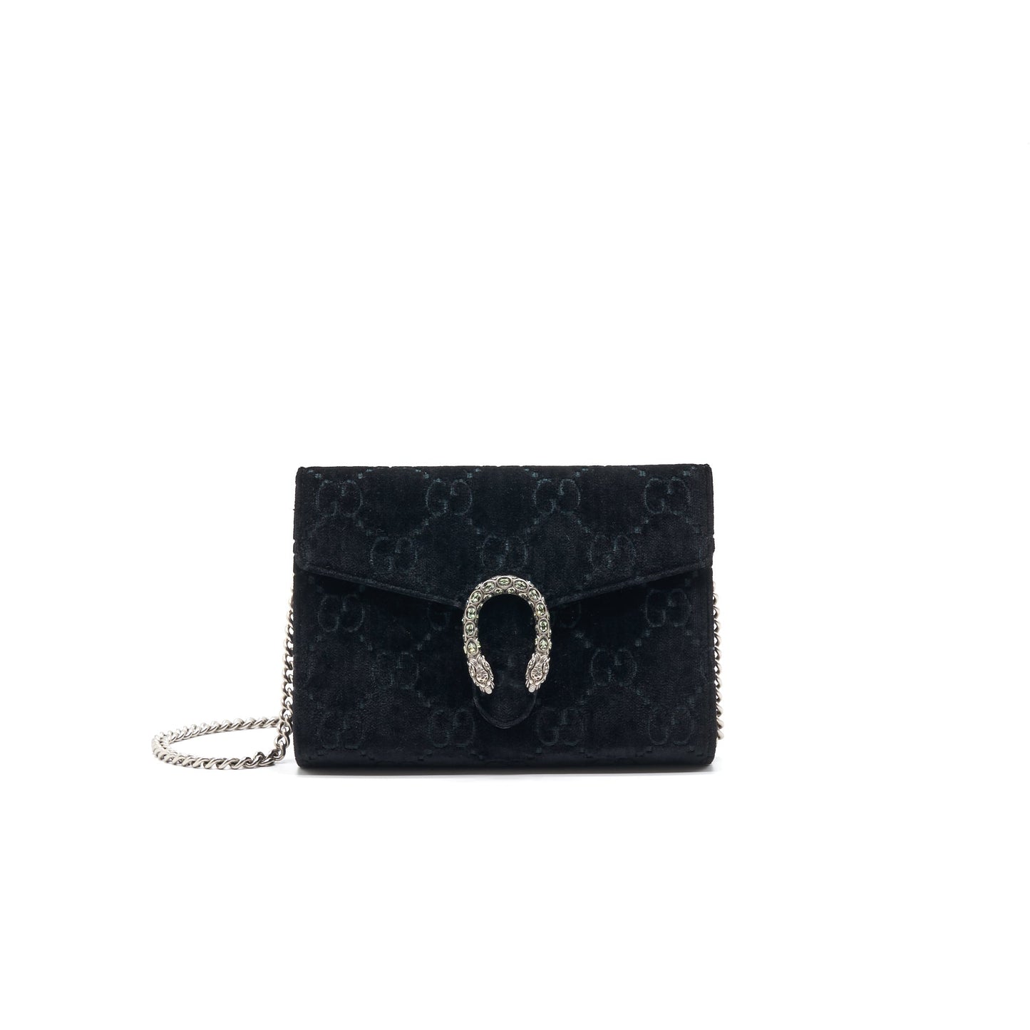 Gucci Dionysus Bag Velvet Black Mini Travel Bag