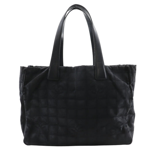Chanel Nylon New line Black MM Canvas Travel Bag