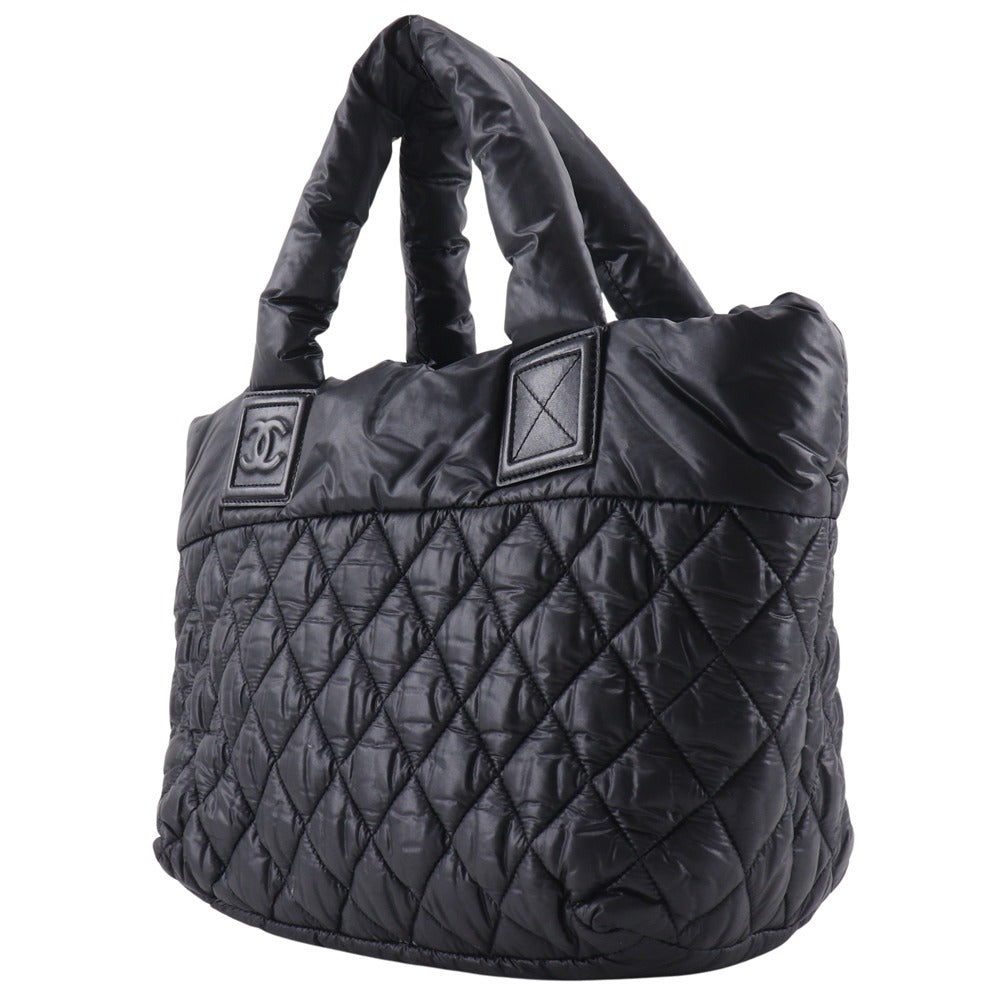 Chanel Nylon reversible Cococoon Black Small Tote Bag