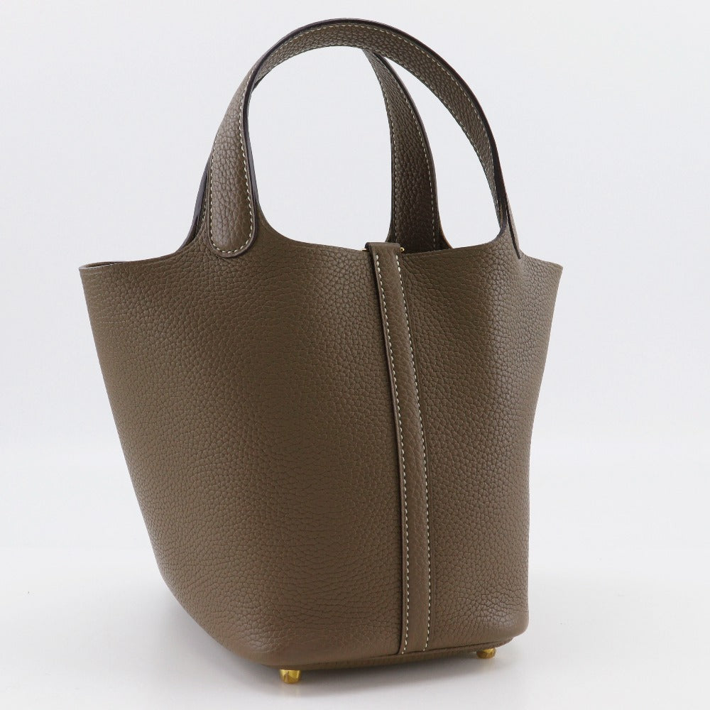 Taurillon Clemence Metal Picotan Rock Pm Gold Travel Bag