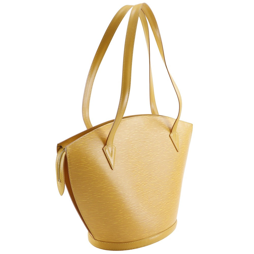 Louis Vuitton M52269 Epi yellow Sunjack shopping Leather Tote Bag
