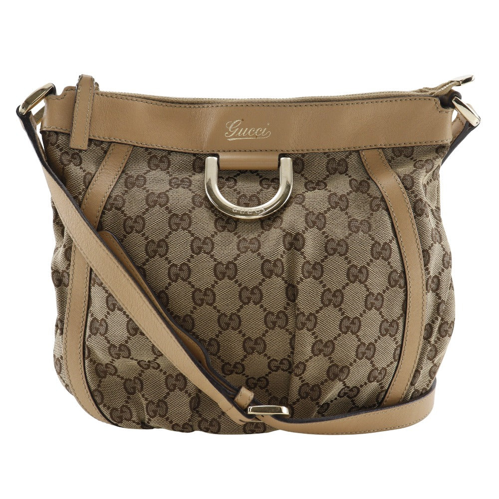 Gucci Abbey Line Shoulder Bag Canvas
