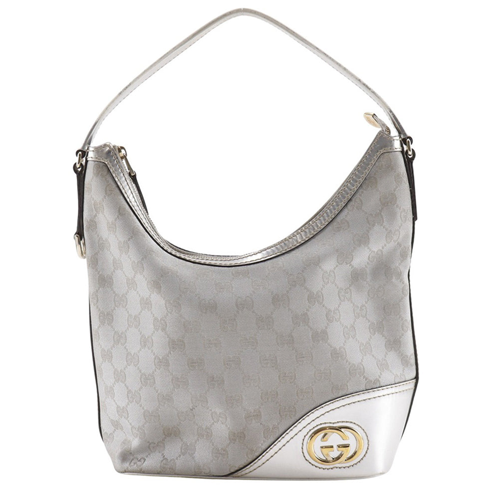 Gucci Interlocking Shoulder Bag Canvas