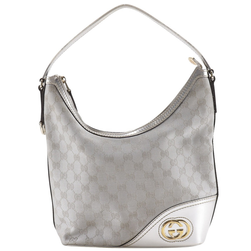 Gucci Interlocking Shoulder Bag Canvas