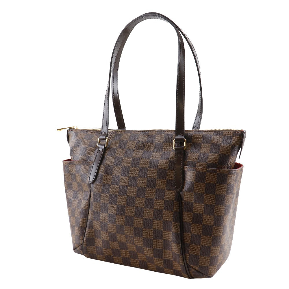 Louis Vuitton N41282 Damier Totally PM Canvas Brown Tote Bag 2