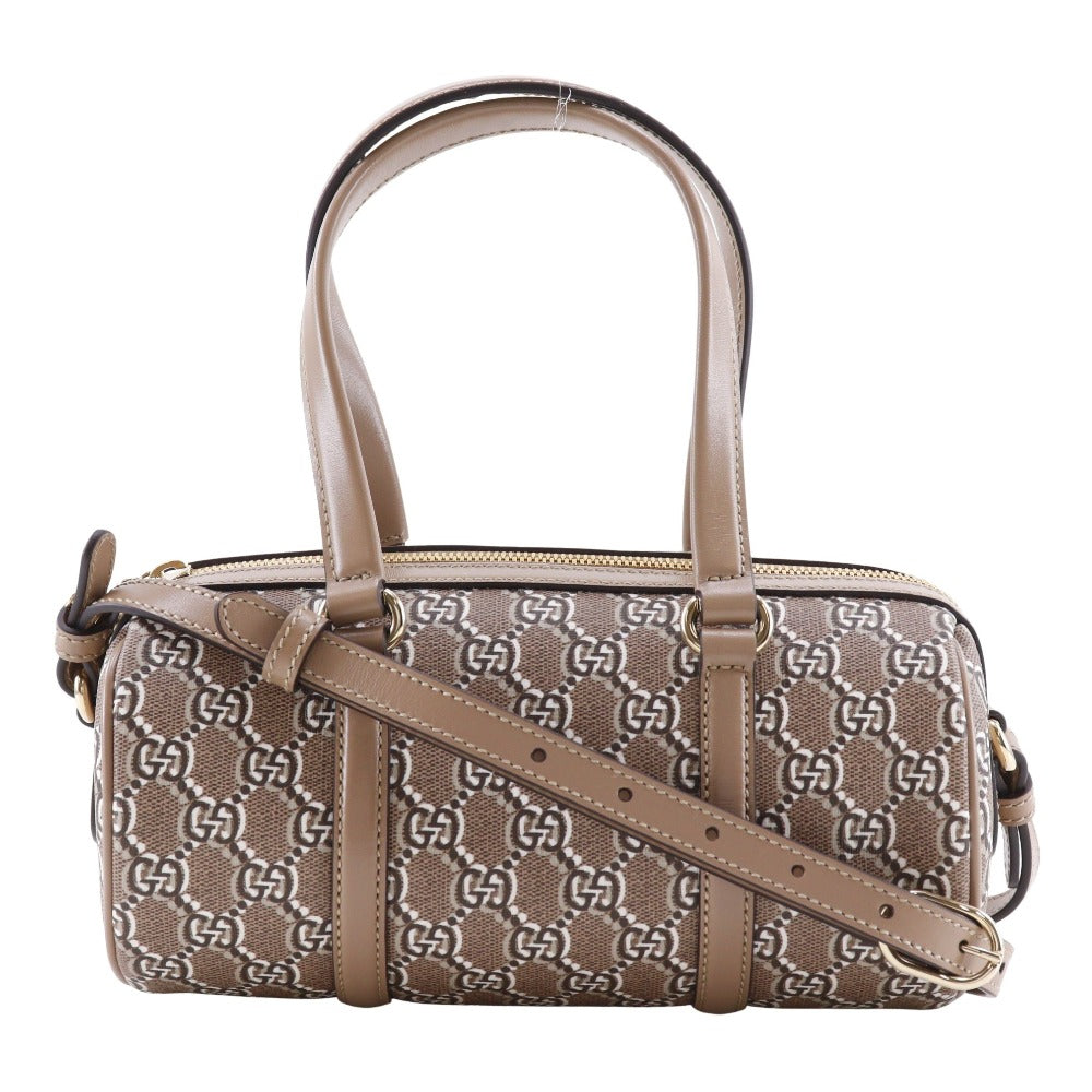 Gucci Shadow Pvc 2Way Bag Leather Travel Bag