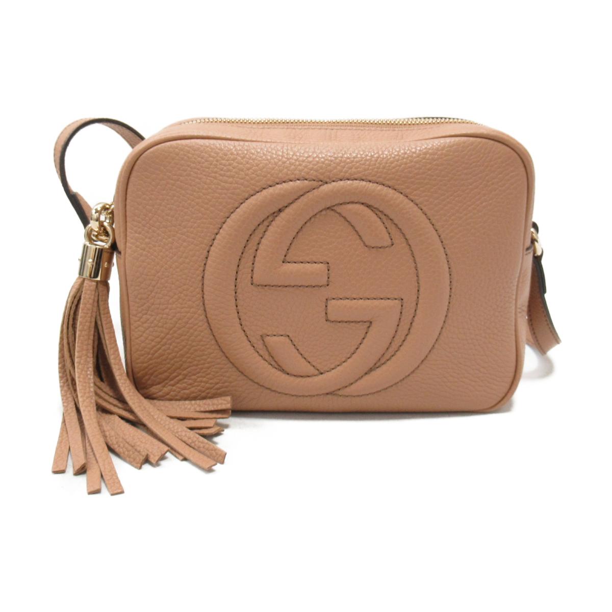 Gucci Soho Disco Calf Crossbody Bag Leather