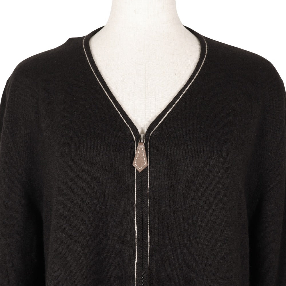 Cardigan Cashmere, Cotton Zip Up Women K Black Travel Bag