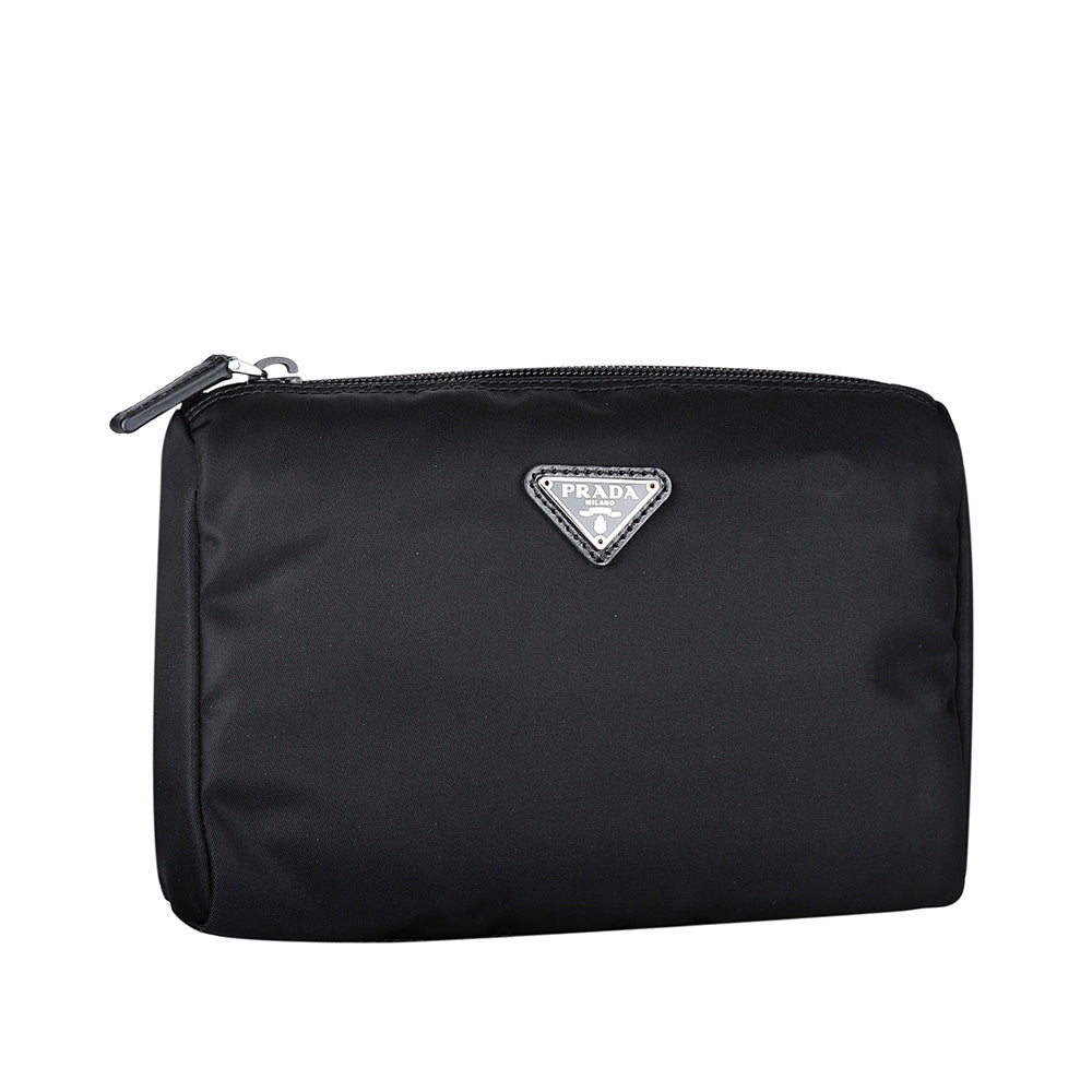 Prada Handbag Nero Tessuto Cosmetic Pouch