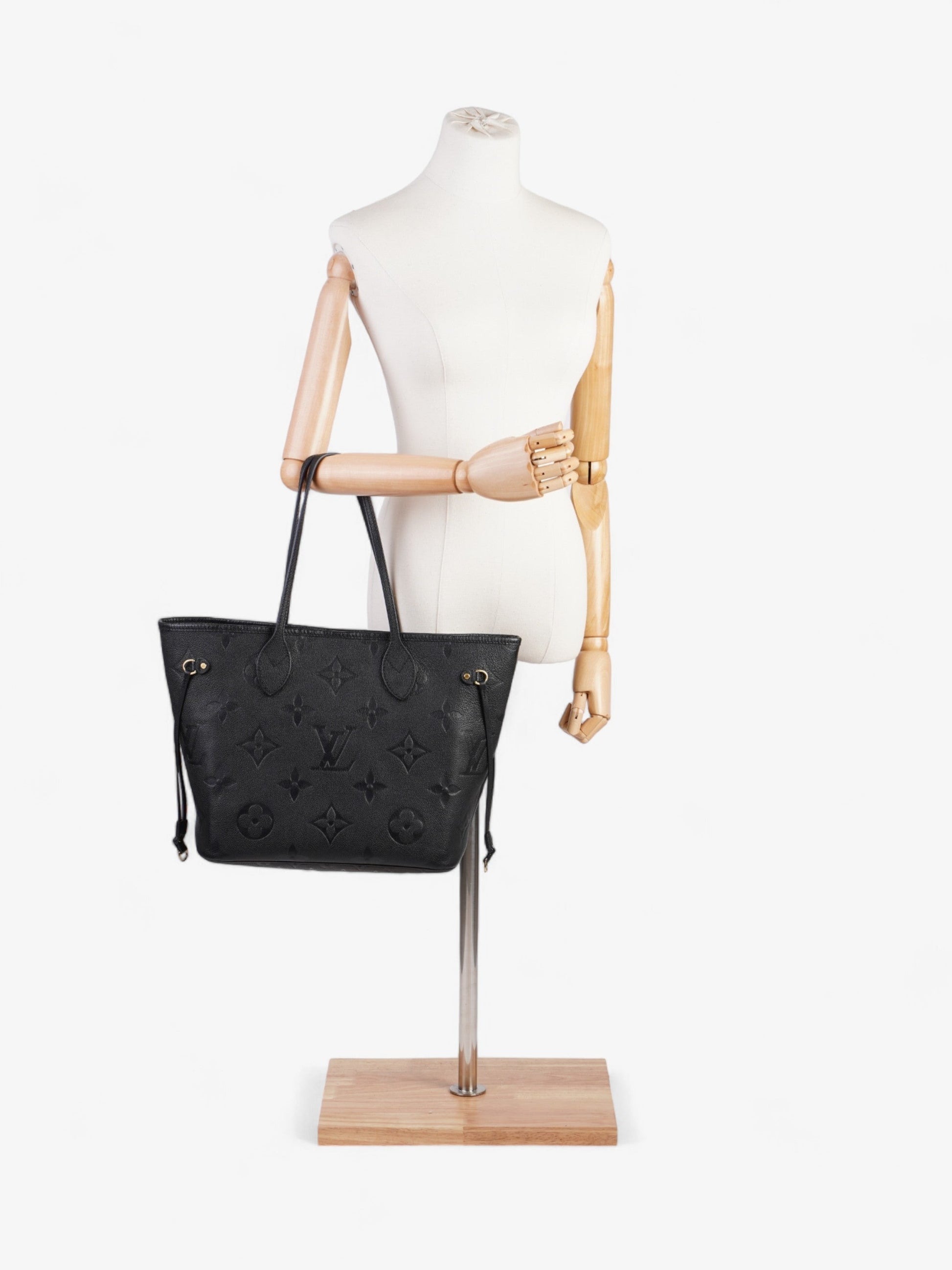 Louis Vuitton Neverfull MM Empreinte Leather Black Tote Bag Leather 1
