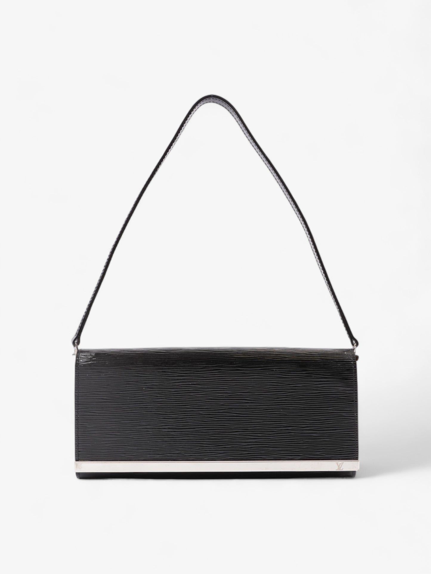 Louis Vuitton Sevigne Black Leather Epi Clutch Bag