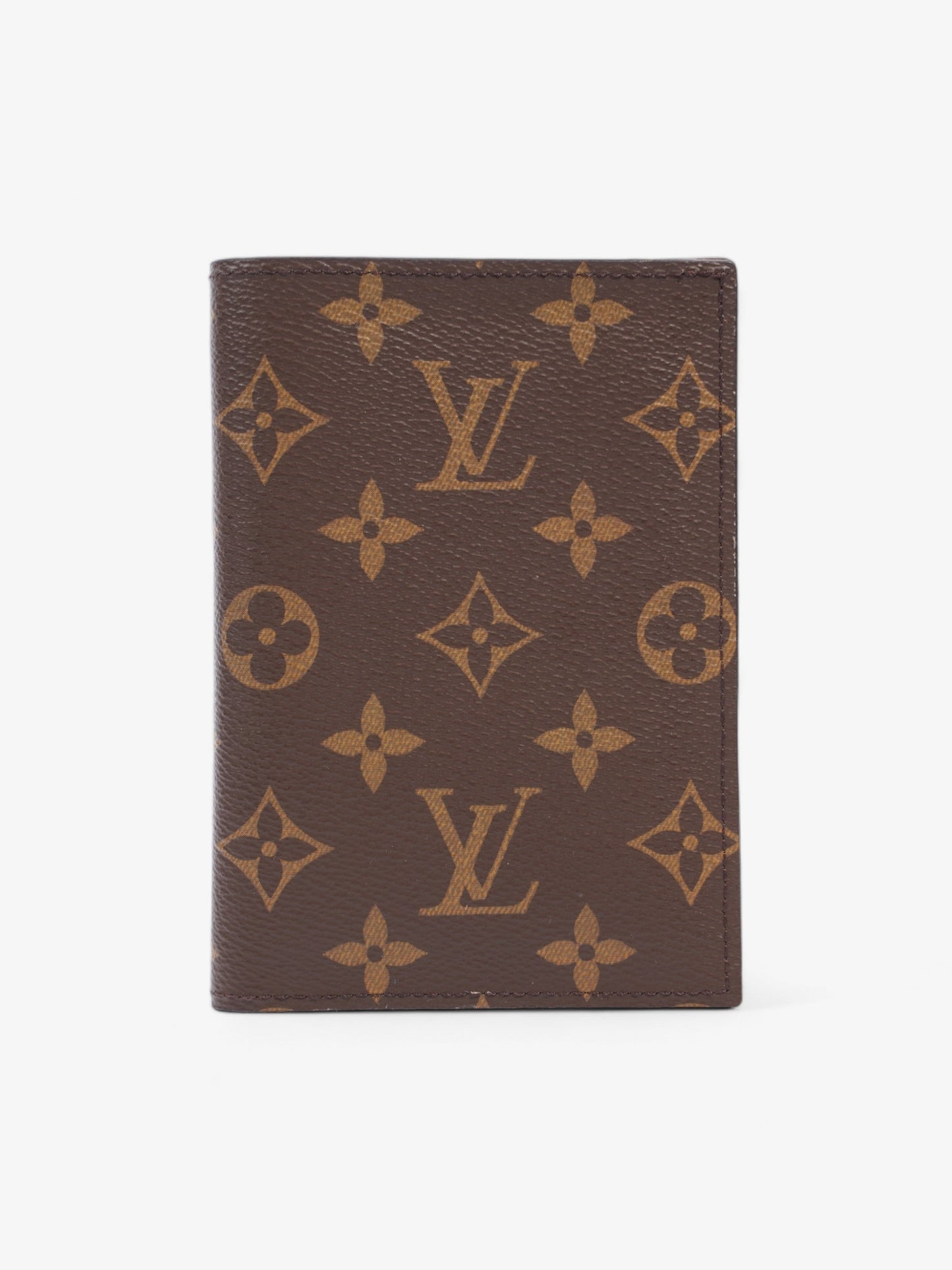 Louis Vuitton Passport Cover Coated Monogram Canvas Coated Canvas Wallet Case