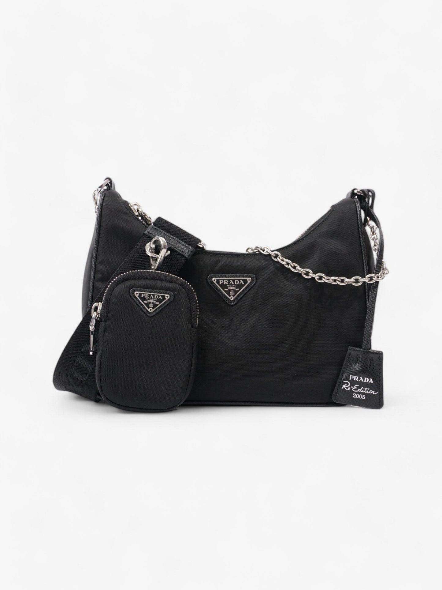 Prada Re Edition Re Crossbody Bag Nylon Black Re Nylon 11