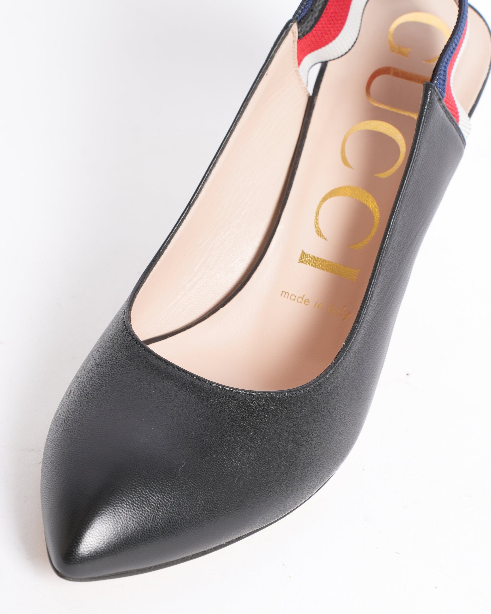 Gucci Pointy Toe Heels In Black