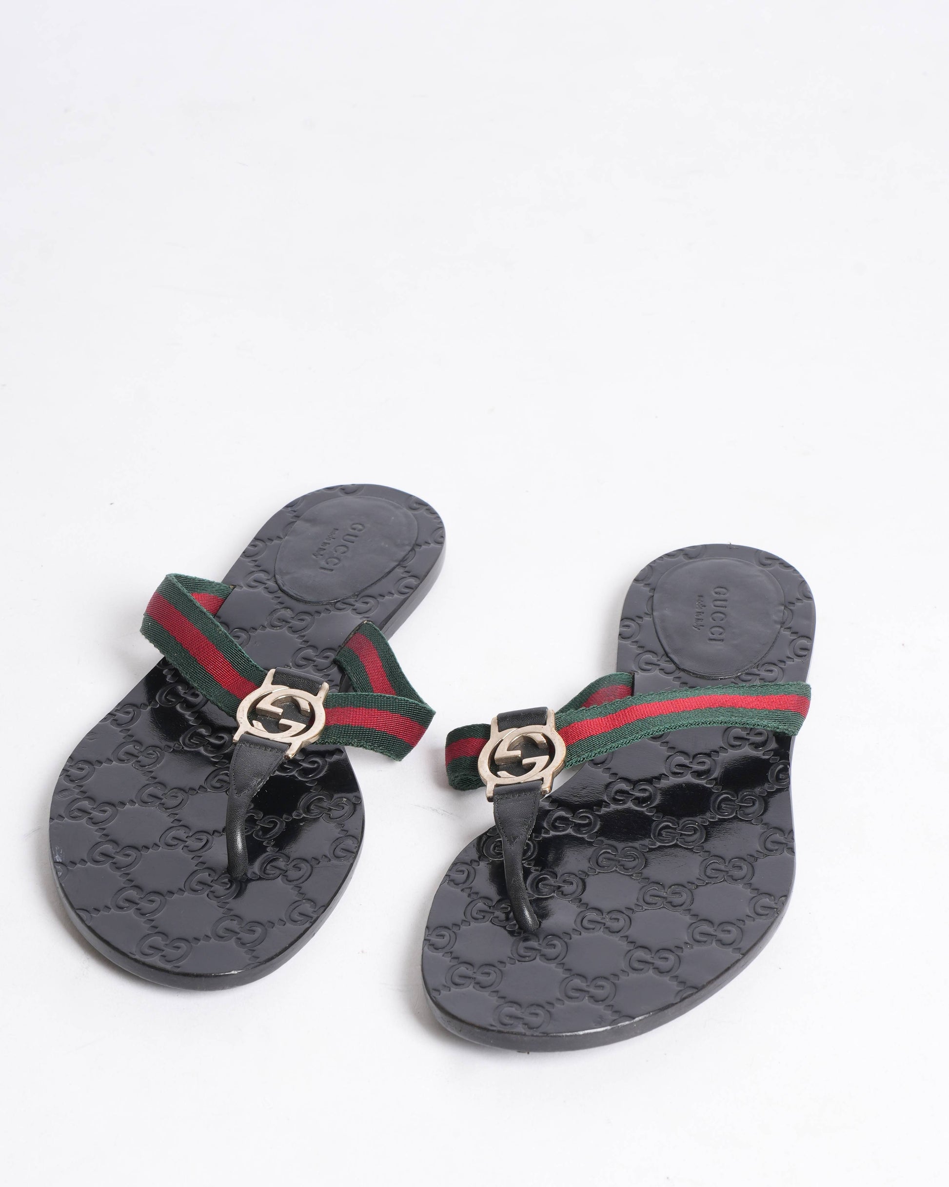 Gucci Double G leather sandal