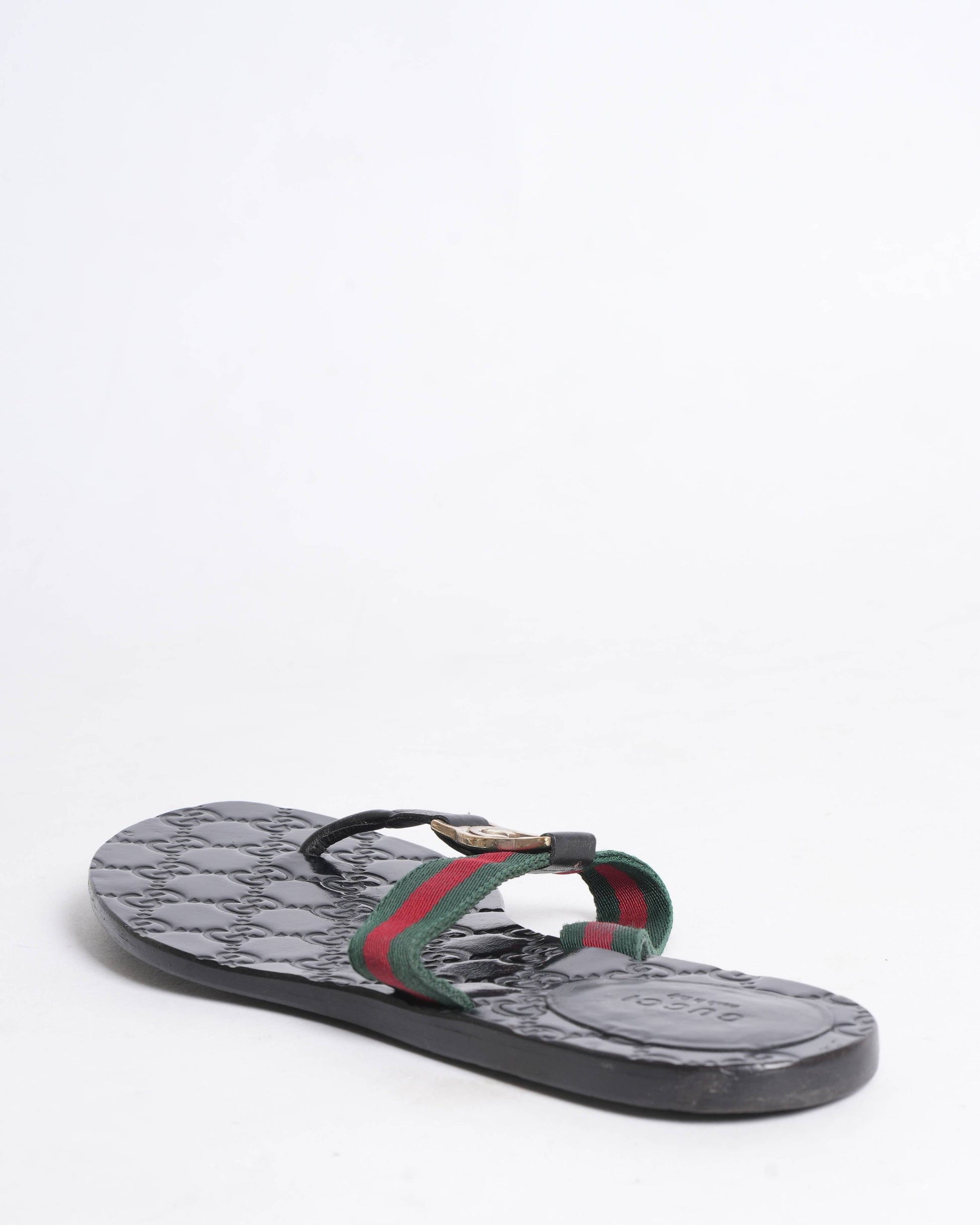 Gucci Double G leather sandal