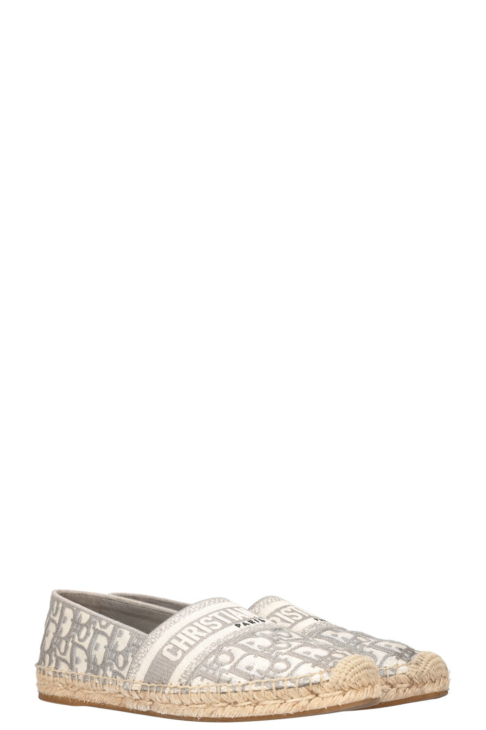 Dior Espadrille Olique Grey Gray Shoes