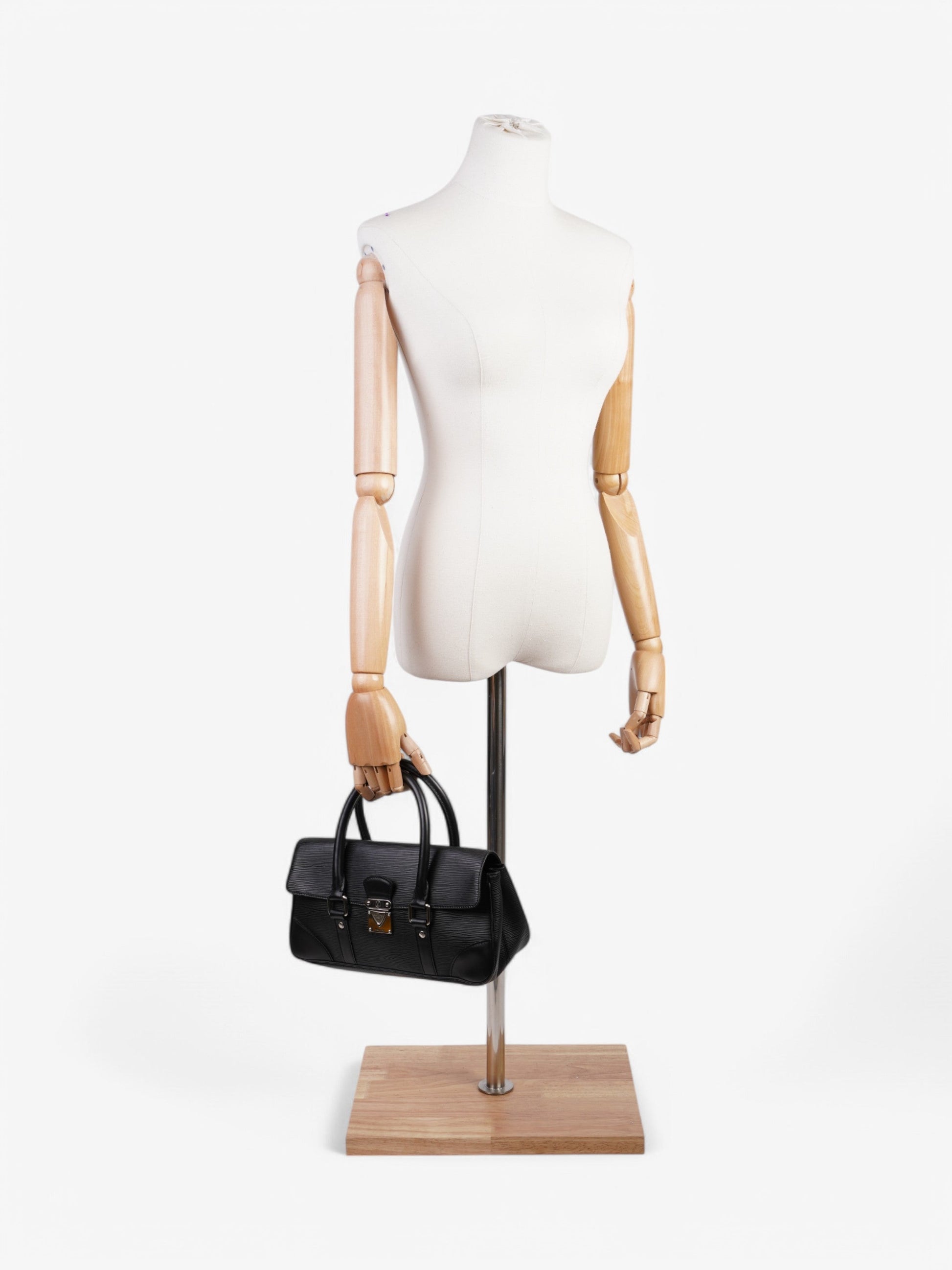 Louis Vuitton Segur Black PM Leather Epi Handbag