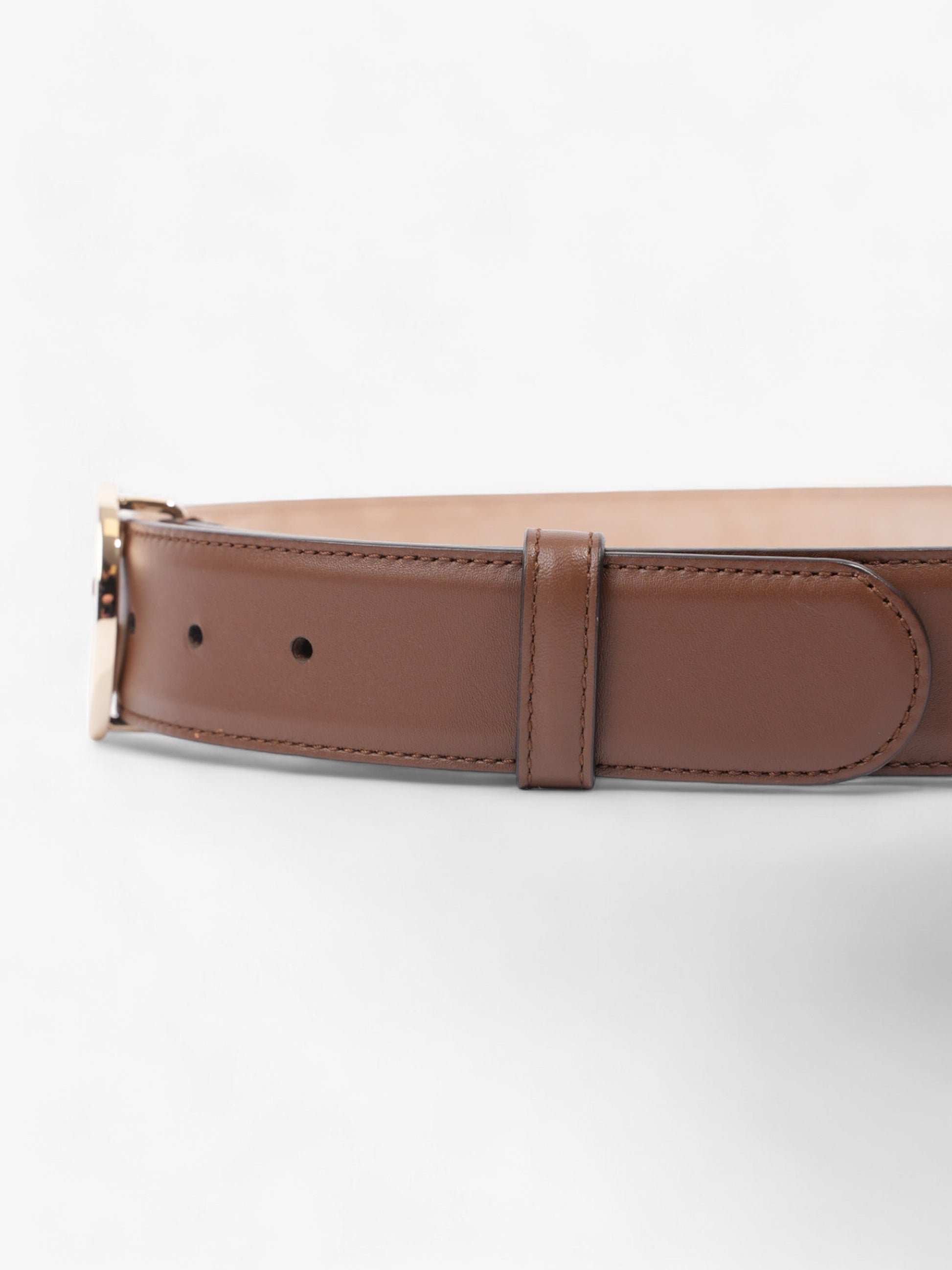 Gucci Blondie Belt Handbag Leather Brown Accessory