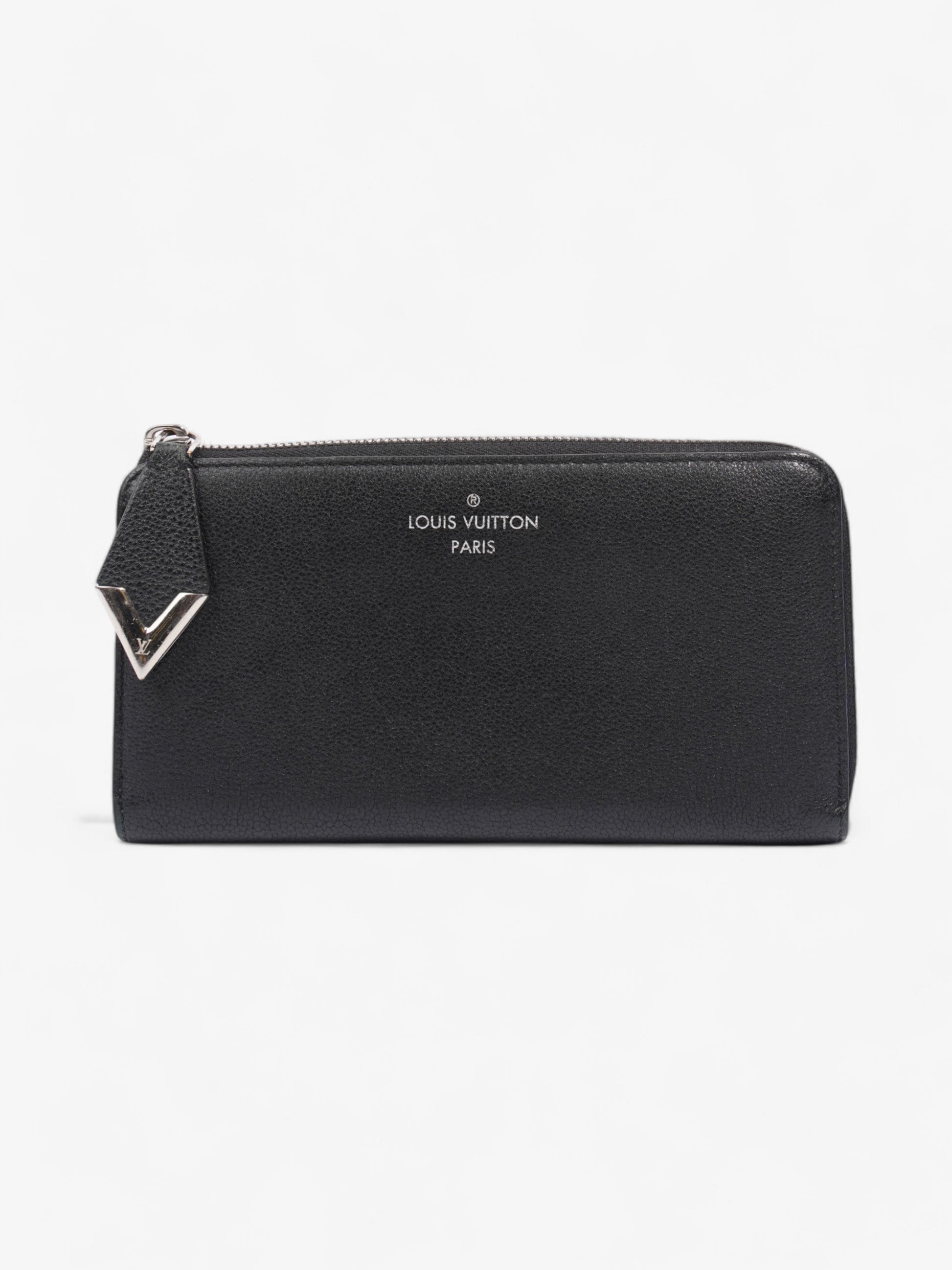 Louis Vuitton Comete Leather Black Wallet Case