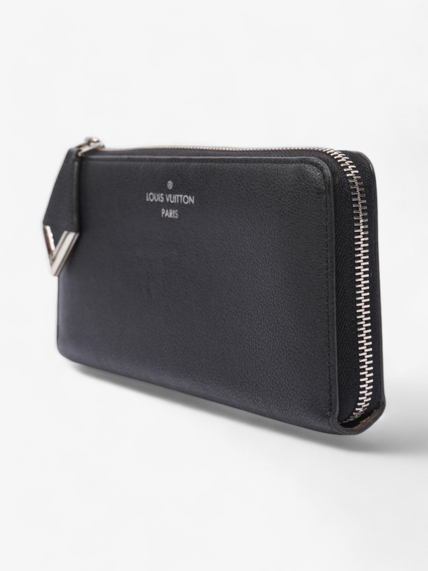 Louis Vuitton Comete Leather Black Wallet Case