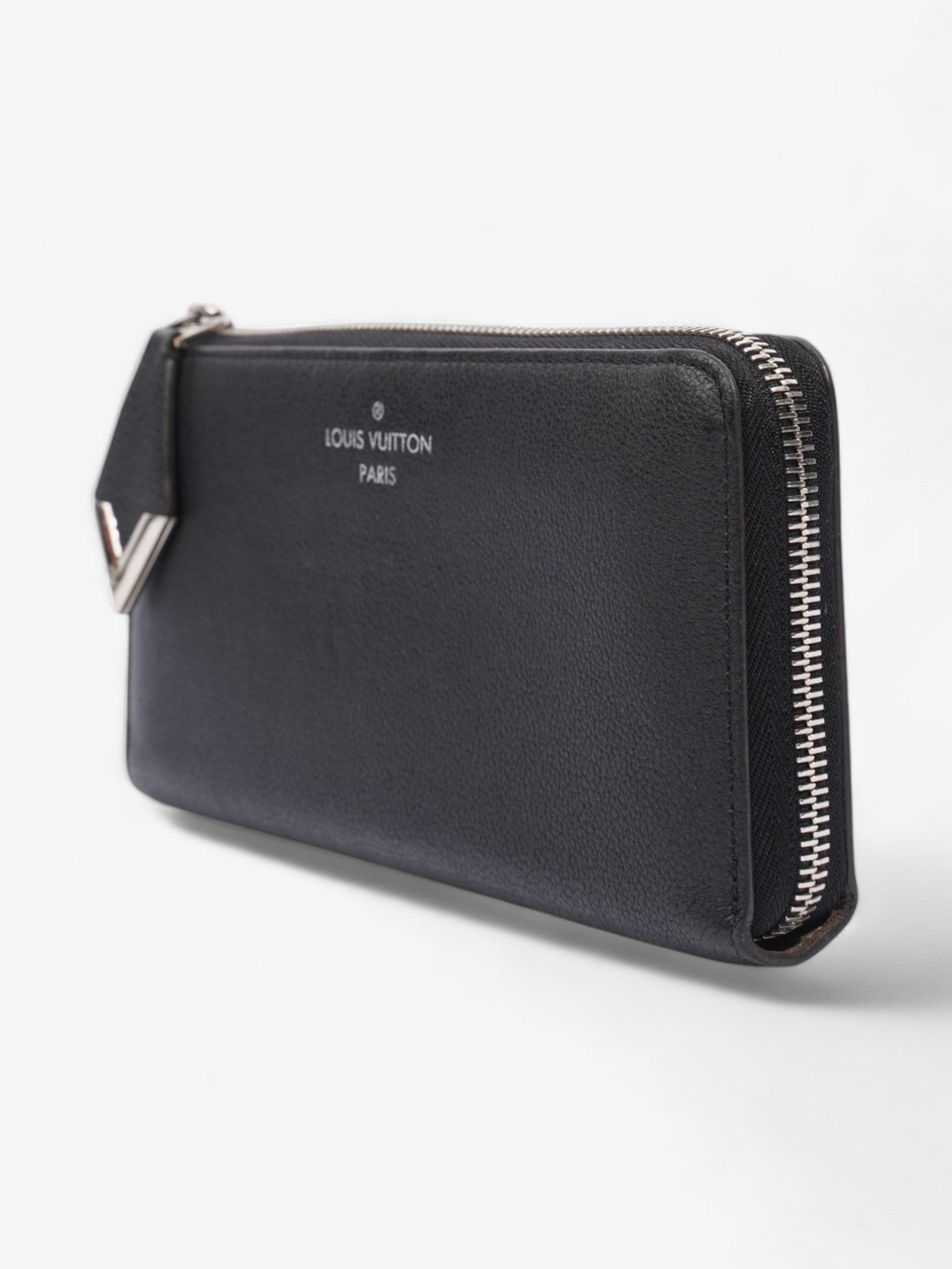 Louis Vuitton Comete Leather Black Wallet Case