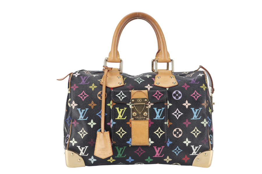 LOUIS VUITTON SPEEDY 30 (M92642) MULTICOLOR MONOGRAM CANVAS NO DUST COVER