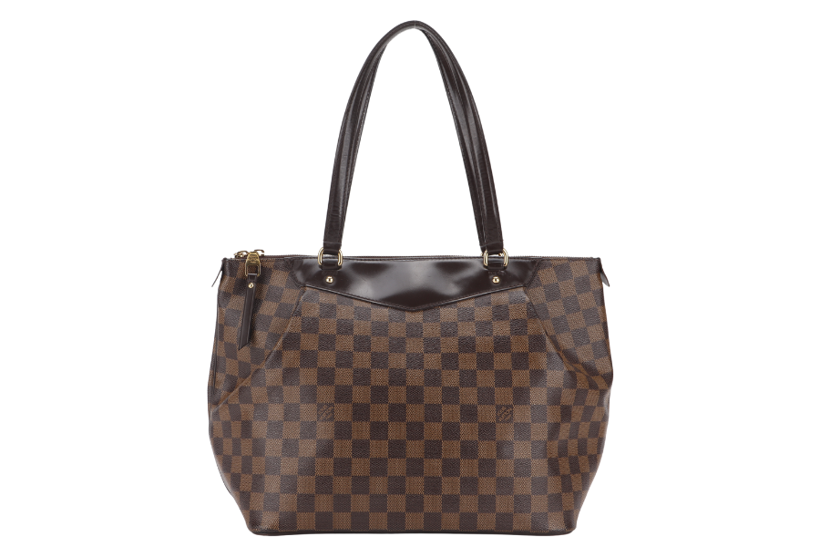 LOUIS VUITTON N41103 WESTMINSTER GM DAMIER EBENE COATED CANVAS GOLD HARDWARE WITH DUST COVER