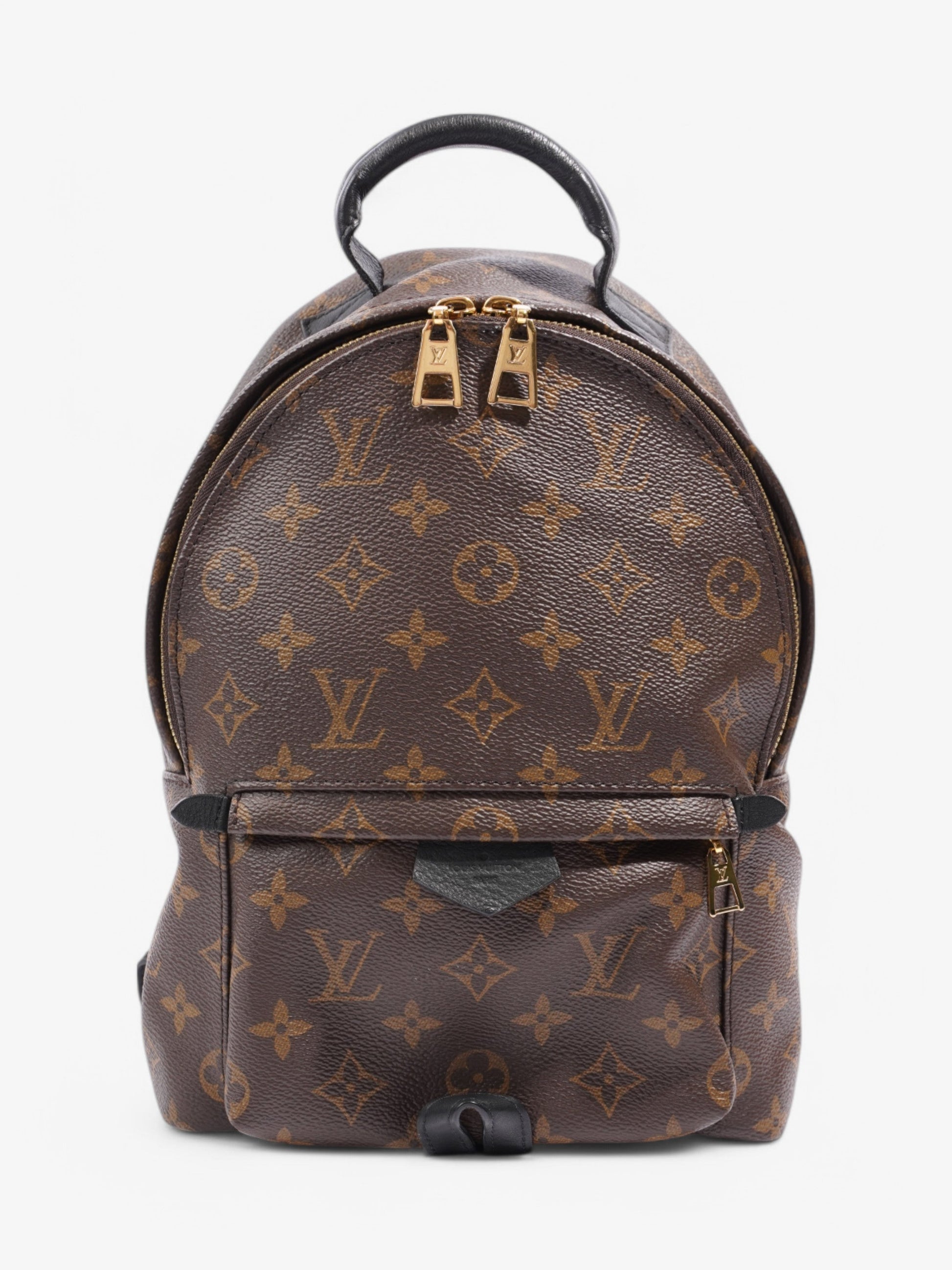 Louis Vuitton Palm Springs Coated Monogram Canvas Coated Canvas Black Apparel Canvas Medium