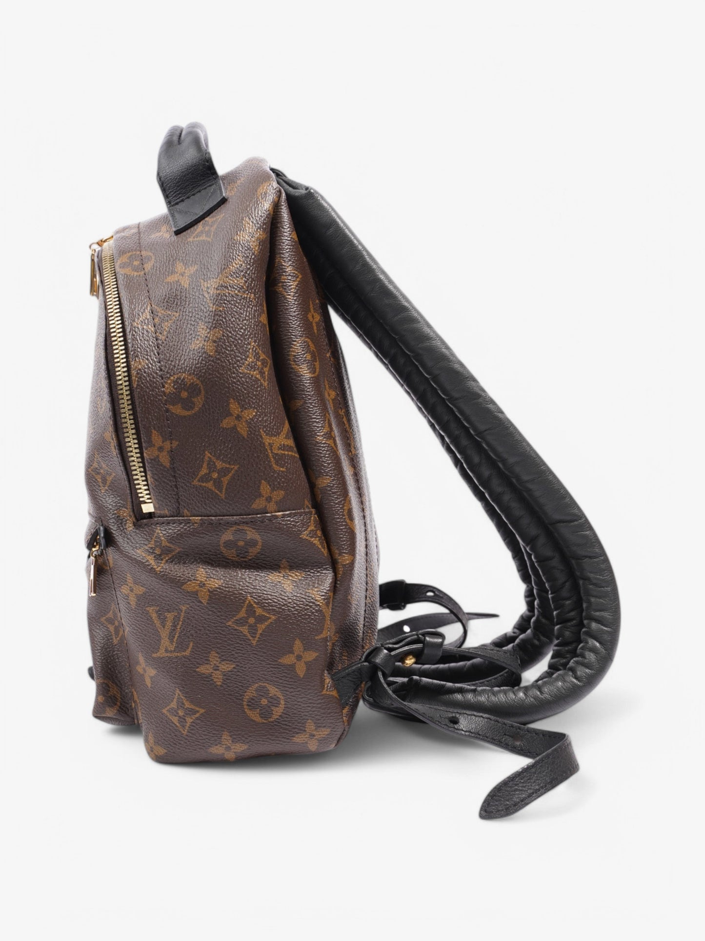 Louis Vuitton Palm Springs Coated Monogram Canvas Coated Canvas Black Apparel Canvas Medium