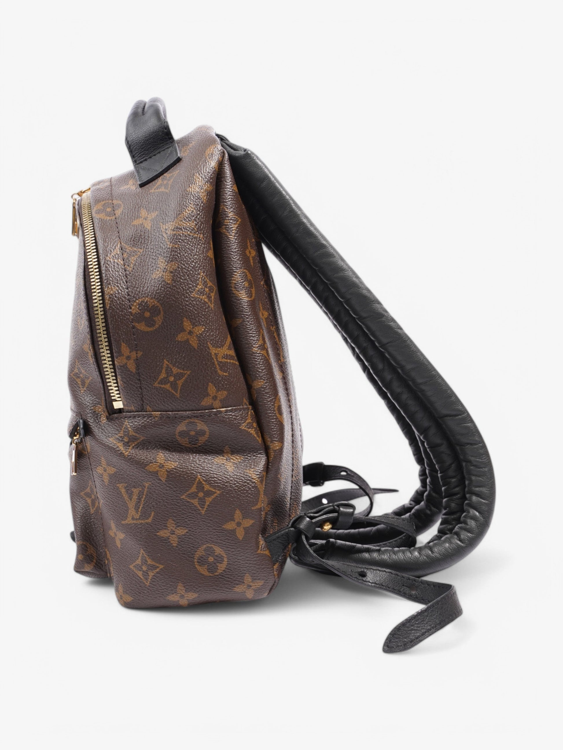Louis Vuitton Palm Springs Coated Monogram Canvas Coated Canvas Black Apparel Canvas Medium