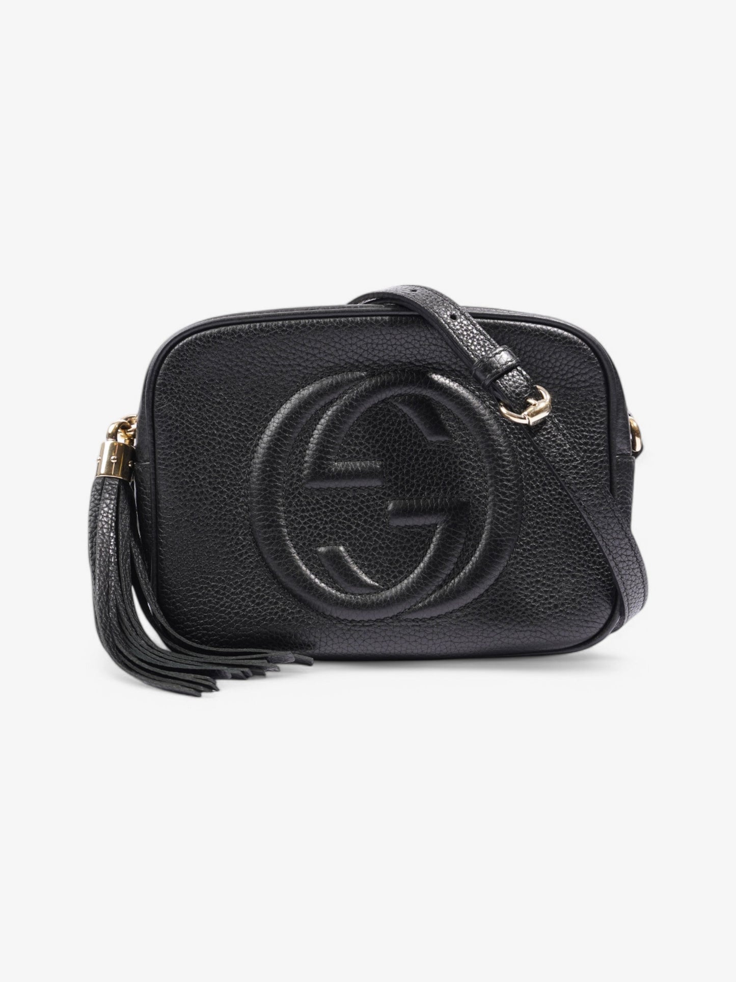 Gucci Soho Disco Bag Calfskin Leather Black Crossbody Bag Small 2